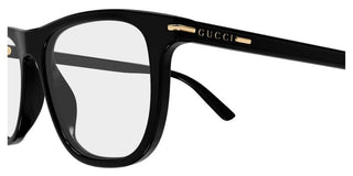 Gucci GG2130O men Black Squared Eyeglasses