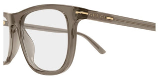 Gucci GG2130O men Brown Squared Eyeglasses