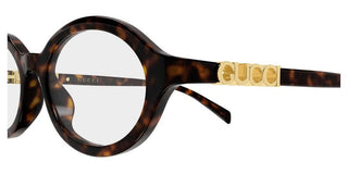 Gucci GG2153O women Havana Round Eyeglasses
