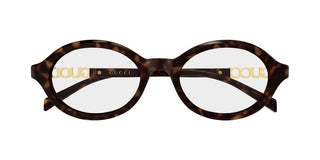Gucci GG2153O women Havana Round Eyeglasses