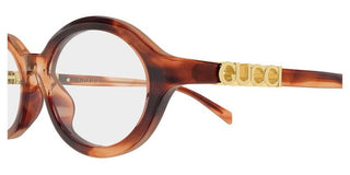 Gucci GG2153O women Havana Round Eyeglasses