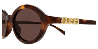 Gucci GG2153S women Havana Round Sunglasses