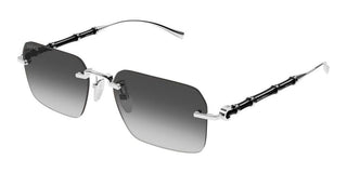 Gucci GG2154S men Silver Squared Sunglasses