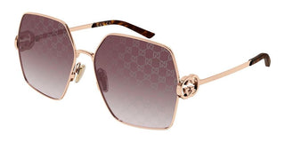 Gucci GG2163S women Gold Squared Sunglasses