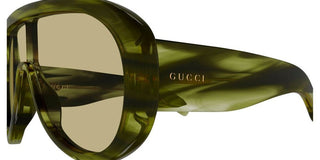 Gucci GG2164S women Green Pilot Sunglasses
