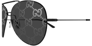 Gucci GG2172S men Ruthenium Pilot Sunglasses