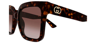 Gucci GG2190S women Havana Squared Sunglasses