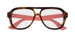 Gucci GG2192O women Havana Pilot Eyeglasses