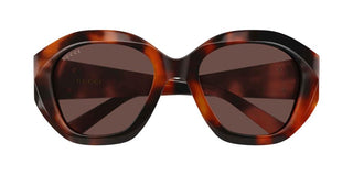 Gucci GG2200S women Havana Geometric Sunglasses