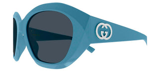 Gucci GG2200S women Blue Geometric Sunglasses