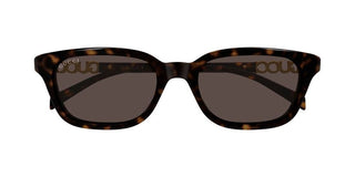 Gucci Gg2208s Women Havana Squared Sunglasses