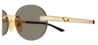 Gucci GG2214S women Gold Round Sunglasses