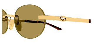 Gucci GG2214S women Gold Round Sunglasses