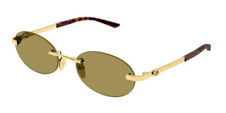 Gucci GG2214S women Gold Round Sunglasses