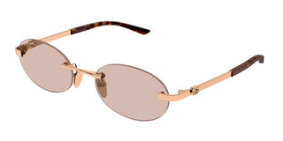 Gucci GG2214S women Rose gold Round Sunglasses