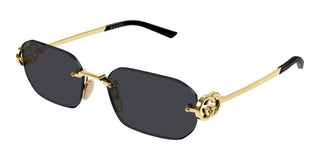 Gucci GG2228S women Gold Squared Sunglasses