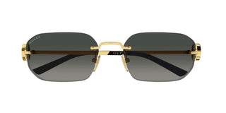 Gucci GG2228S women Gold Squared Sunglasses