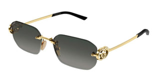 Gucci GG2228S women Gold Squared Sunglasses