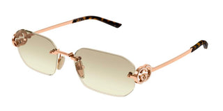 Gucci GG2228S women Gold Squared Sunglasses