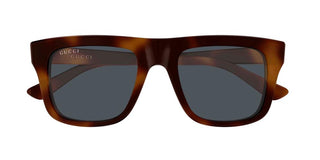 Gucci GG2242S men Havana Squared Sunglasses
