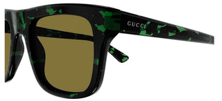 Gucci GG2242S men Havana Squared Sunglasses