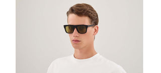 Gucci GG2242S men Havana Squared Sunglasses