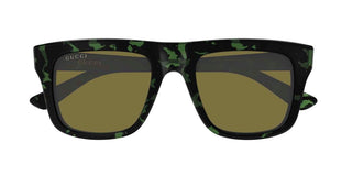 Gucci GG2242S men Havana Squared Sunglasses