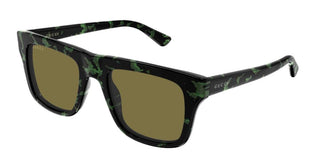Gucci GG2242S men Havana Squared Sunglasses