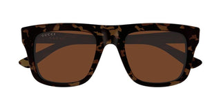 Gucci GG2242S men Havana Squared Sunglasses