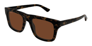 Gucci GG2242S men Havana Squared Sunglasses