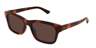 Gucci GG2243S men Havana Squared Sunglasses