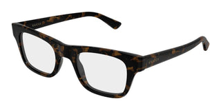 Gucci GG2244O men Havana Squared Eyeglasses