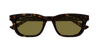 Gucci GG2248S men Havana Squared Sunglasses