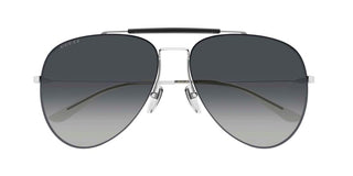 Gucci GG2255S men Silver Pilot Sunglasses