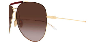 Gucci GG2255S men Gold Pilot Sunglasses