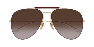 Gucci GG2255S men Gold Pilot Sunglasses