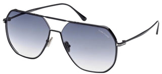 Tom Ford GILLES-02 FT 0852 men Black Pilot Sunglasses
