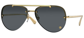 Versace GLAM MEDUSA VE 2231 women Gold Pilot Sunglasses