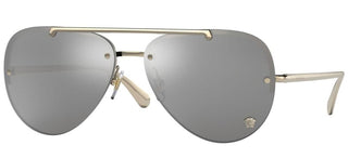 Versace GLAM MEDUSA VE 2231 women Gold Pilot Sunglasses