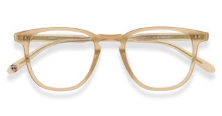 GARRETT LEIGHT GLCO X JJJJOUND unisex Brown Squared Eyeglasses