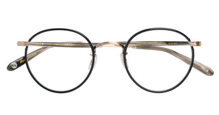 GARRETT LEIGHT GLCO x KING KENNEDY RUGS unisex Gold Round Eyeglasses