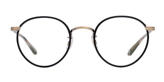 GARRETT LEIGHT GLCO x KING KENNEDY RUGS unisex Gold Round Eyeglasses