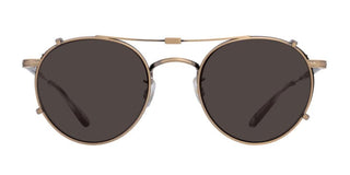 GARRETT LEIGHT GLCO x KING KENNEDY RUGS CLIP unisex Gold Round Eyeglasses