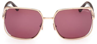 Tom Ford GOLDIE FT 1092 women Gold Butterfly Sunglasses