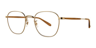 GARRETT LEIGHT GRANT M unisex Gold Geometric Eyeglasses