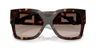 Versace Greca Ve 4402 Women Havana Oversize Sunglasses