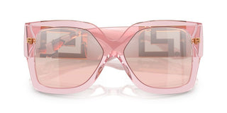 Versace Greca Ve 4402 Women Pink Oversize Sunglasses
