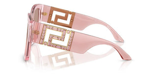Versace Greca Ve 4402 Women Pink Oversize Sunglasses