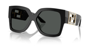 Versace Greca Ve 4402 Women Black Oversize Sunglasses