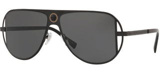 Versace GRECMANIA VE 2212 men Black Pilot Sunglasses